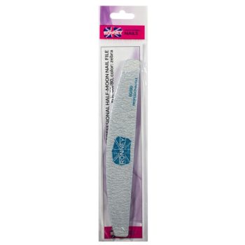 RONNEY Pilnik do paznokci zebra (80/80) 1 szt.